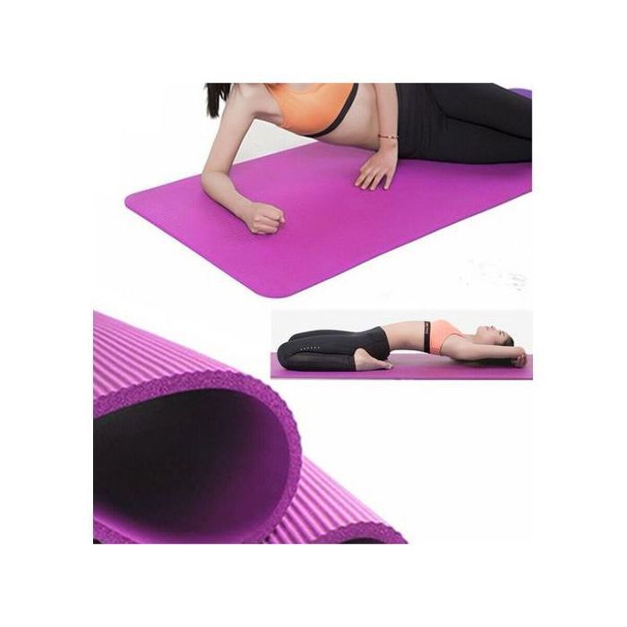 Tapis yoga & fitness antidérapant 180x60cm
