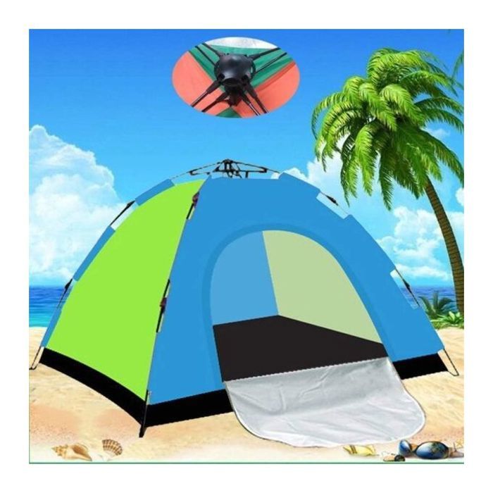 Tente de camping automatique pour 4 personnes, facile à transporter