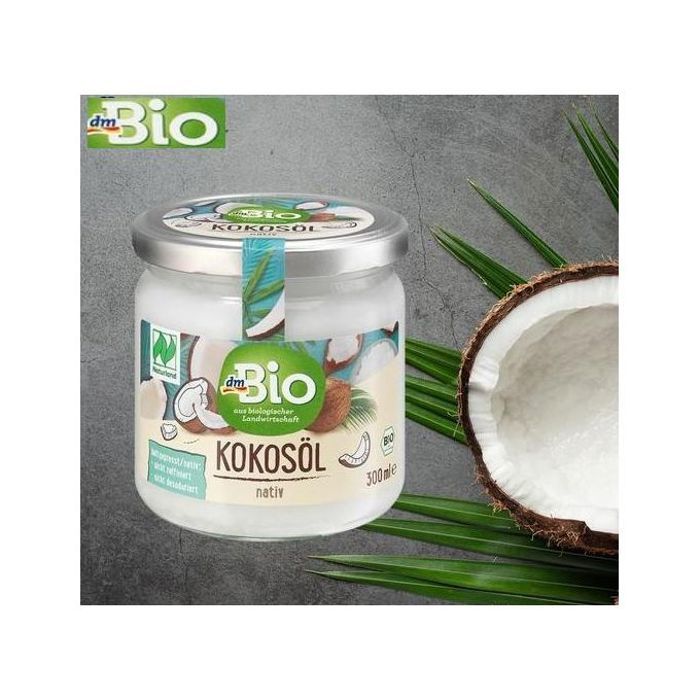 dm Bio Kokosöl Nativ , Huile de coco BIO 100%, 300