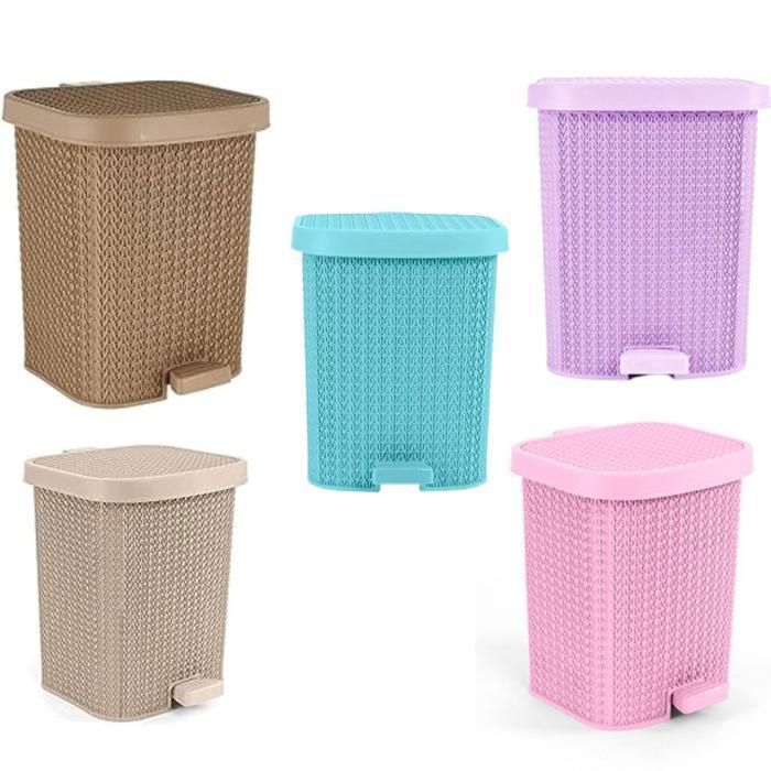 Corbeille à pédales polyvalente 10l parfaite pour toutes les pièces