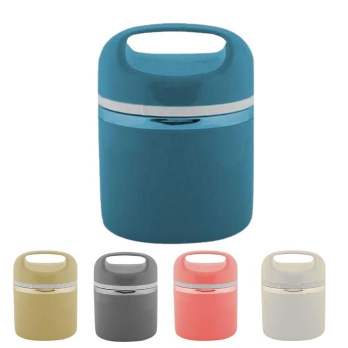 Lunch box isotherme portable en acier inoxydable, récipient alimentaire isolant