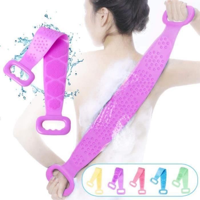 Brosses pour le corps en silicone gratte-dos pour douche