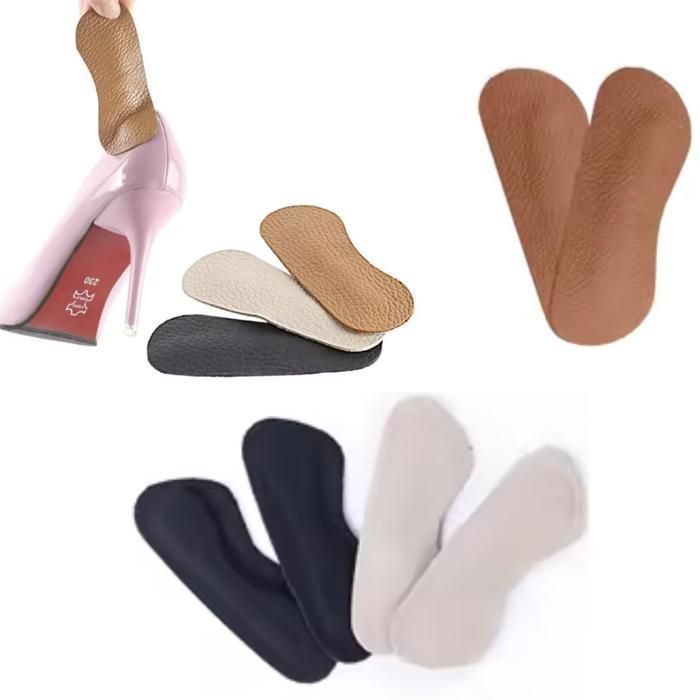 4 pièces de poignées de talon en daim coussinets de bottes de chaussures (Couleur aléatoire)