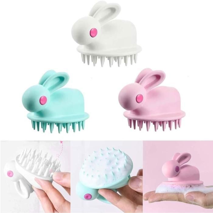 Brosse à cheveux douce pour shampoing et massage, brosse pour adultes et enfants