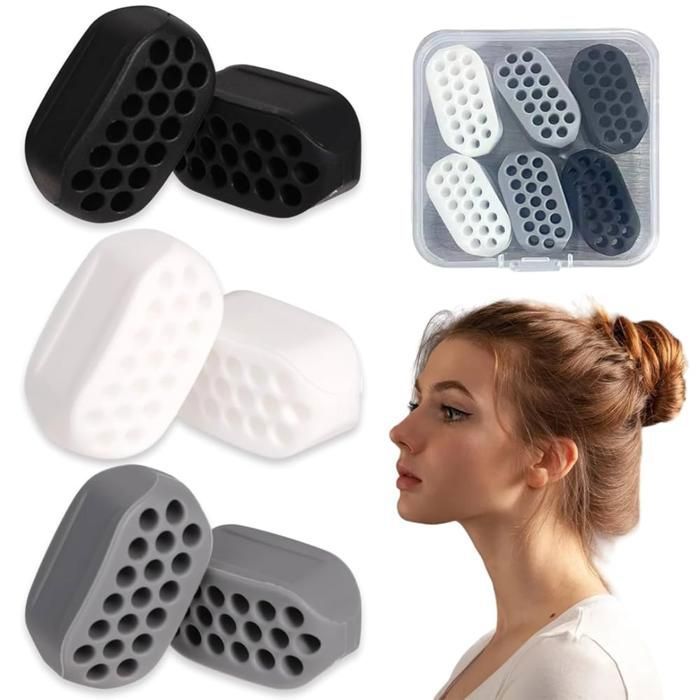 Exerciseur facial - GENERIC - Silicone - Noir - 3,5 cm - 0,1 kg