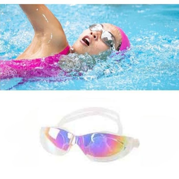 Lunette de natation professionnel étanche lunettes claires anti-buée