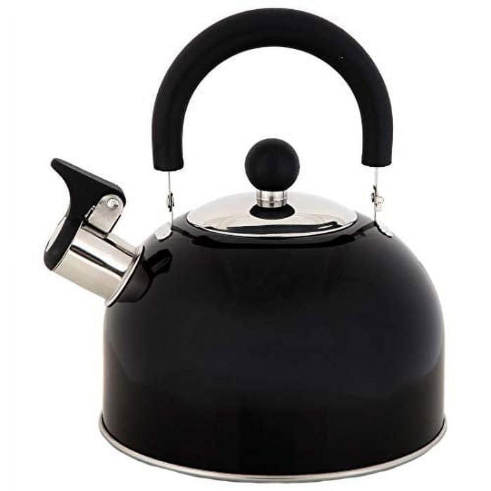 Bouilloire à thé sifflante compatible avec les cuisinières à gaz 2.0l