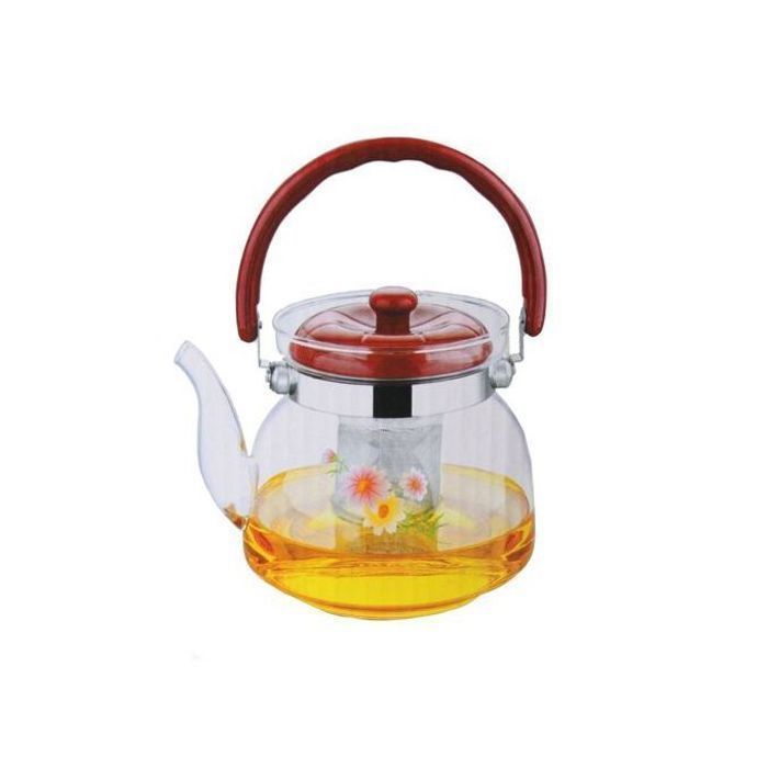 Cafetière en verre avec passoire pour théIère - contenance 900 ml