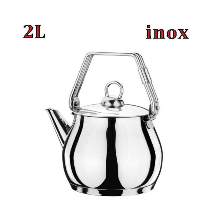 Bouilloire en inox de haute qualité d'une capacité 2l