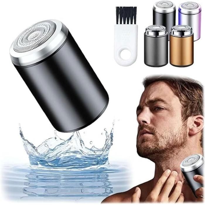 Mini rasoir electrique rechargeable etanche offfre (Couleur aléatoire)