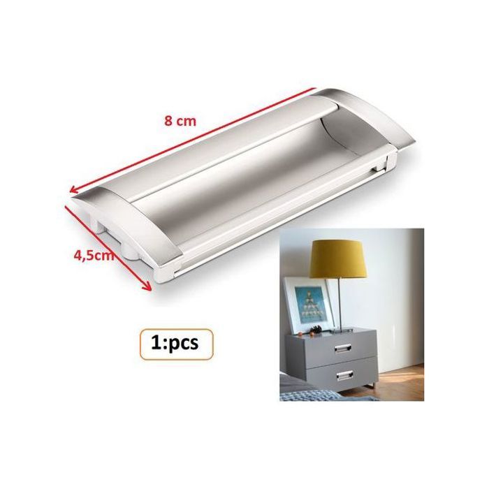 Poignée de porte aluminium placard dressing