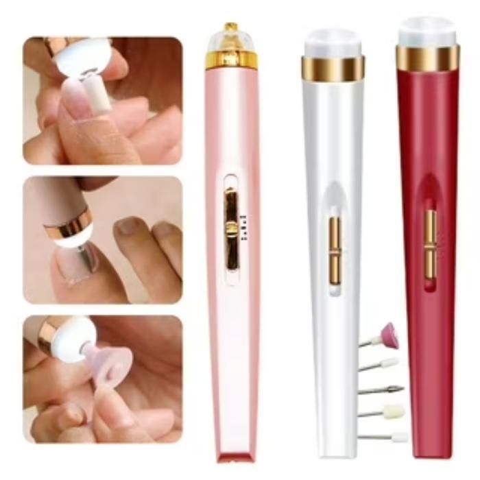 Ponceuse à ongles electrique 5 en 1 manucure pedicure nail art (Couleur aléatoire)