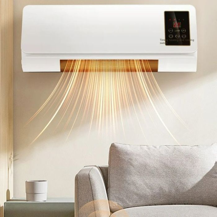 Mini climatiseur et chauffage portable mural pour salon avec télécommande