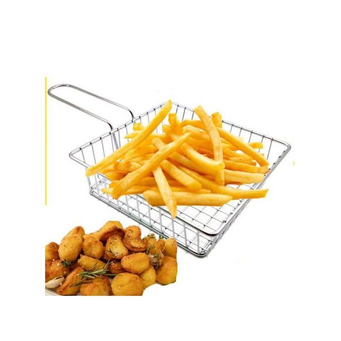 Mini panier à frites en acier inoxydable
