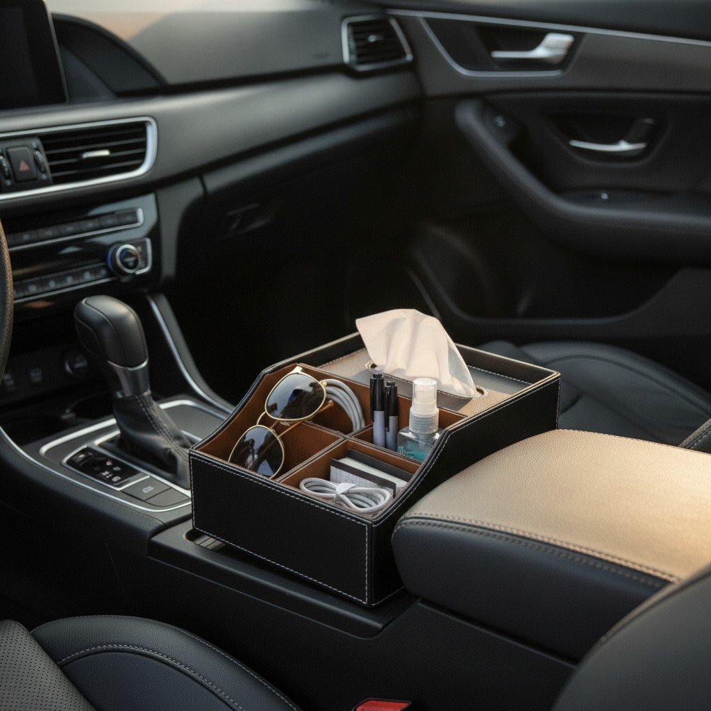 Coffre de rangement multifonctionnelle pour voiture,adaptée à tous les véhicules - Marjane Mall - Image 3
