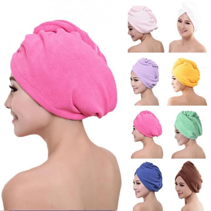 Serviette sèche-cheveux, séchage rapide pour laver le cheveux, bonnet de sèche