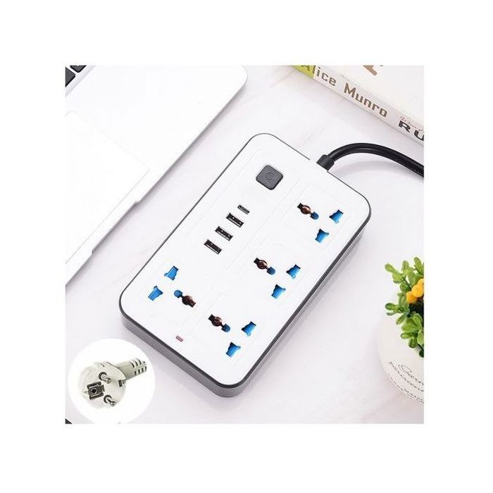 Multiprise universelle avec ports usb et chargeur
