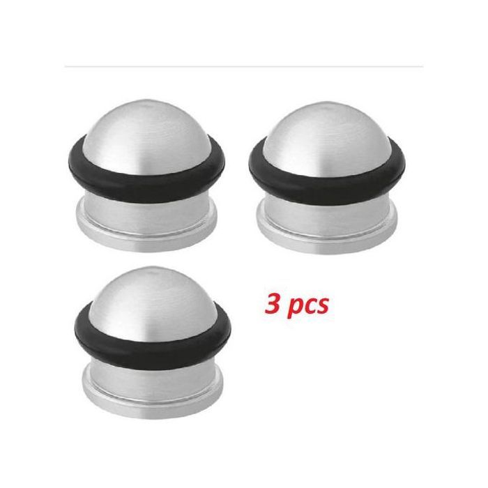 Lot de 3 bloque-portes avec entretoises pour une fixation au sol facile