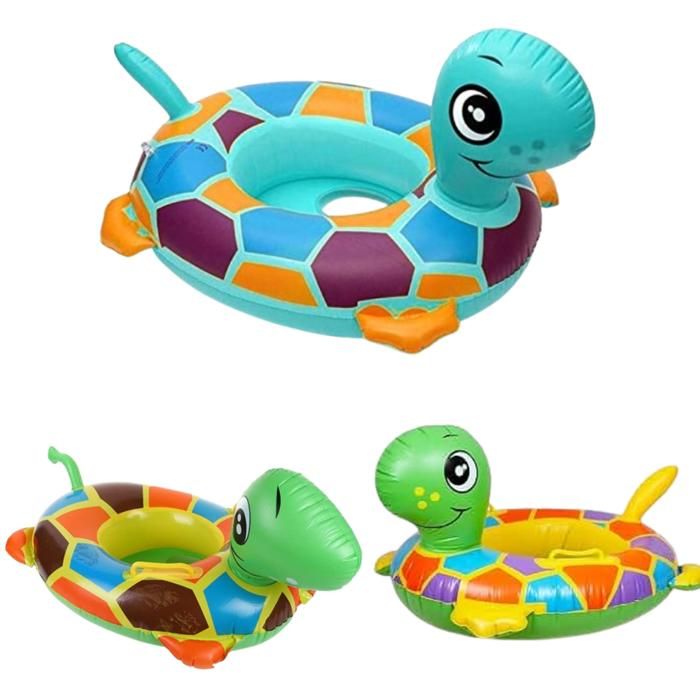Bouée de natation gonflable tortue pour enfants, jeux aquatiques