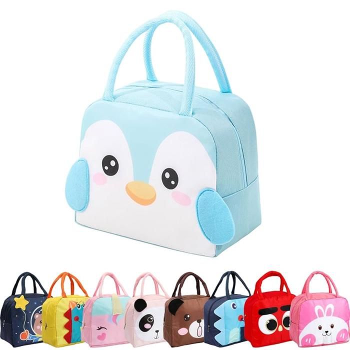Sac à lunch thermique animaux pour enfants(Couleur aléatoire)