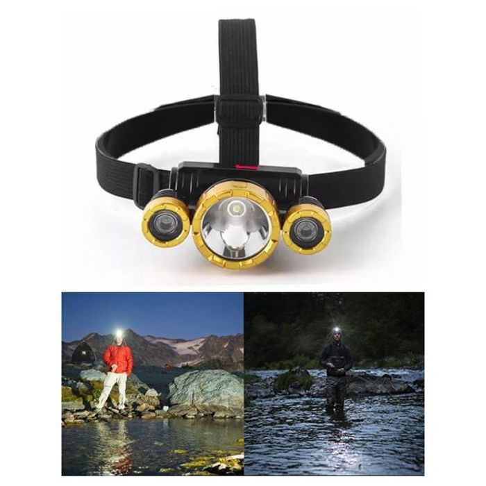 Phare led frontale puissant 3 led etanche