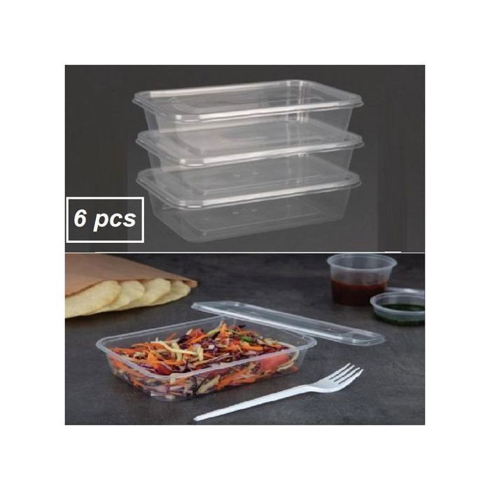 Ensemble de 6 boîtes de rangement alimentaire pour une cuisine organisée