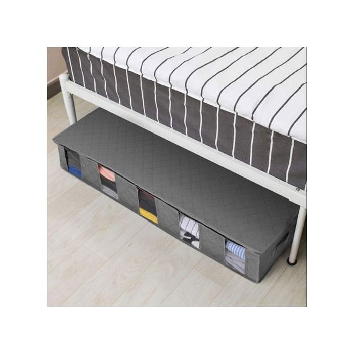 Boîte de rangement sous le lit pour chaussures vêtements,couverture