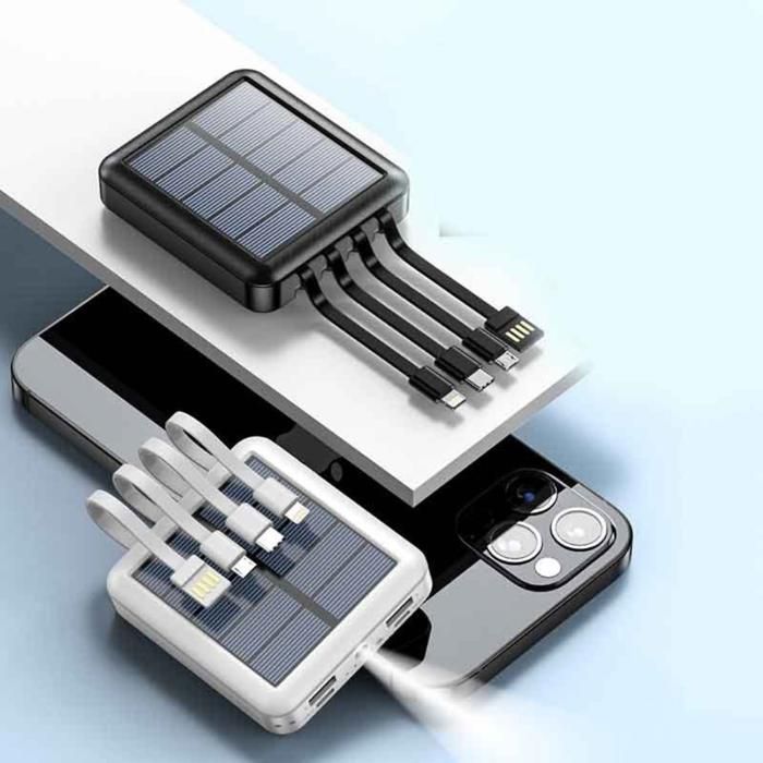 Chargeur solaire de poche pour téléphones intelligents avec 4 ports usb