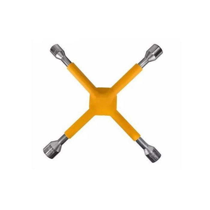 Clé croisée ouvre-pneu pour changement de pneu d'urgence de voiture (17-19-21-23mm)