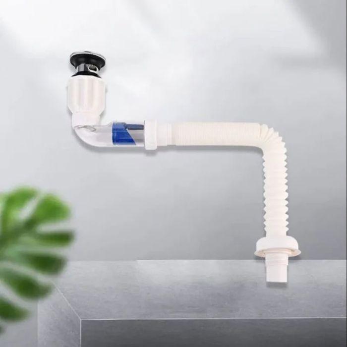Kit de vidange ondulé pour lavabo