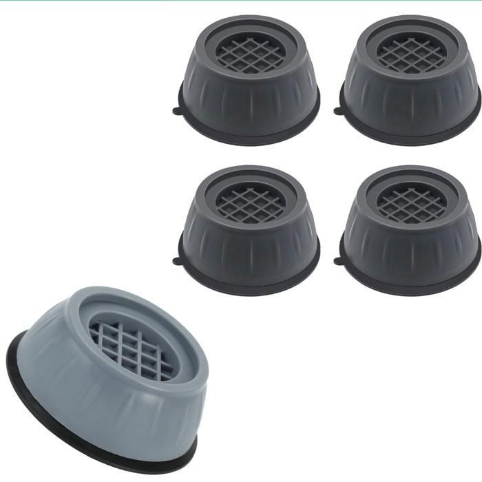 4 pcs antivibration pieds coussinets en caoutchouc, support, meubles pied (Couleur aléatoire)