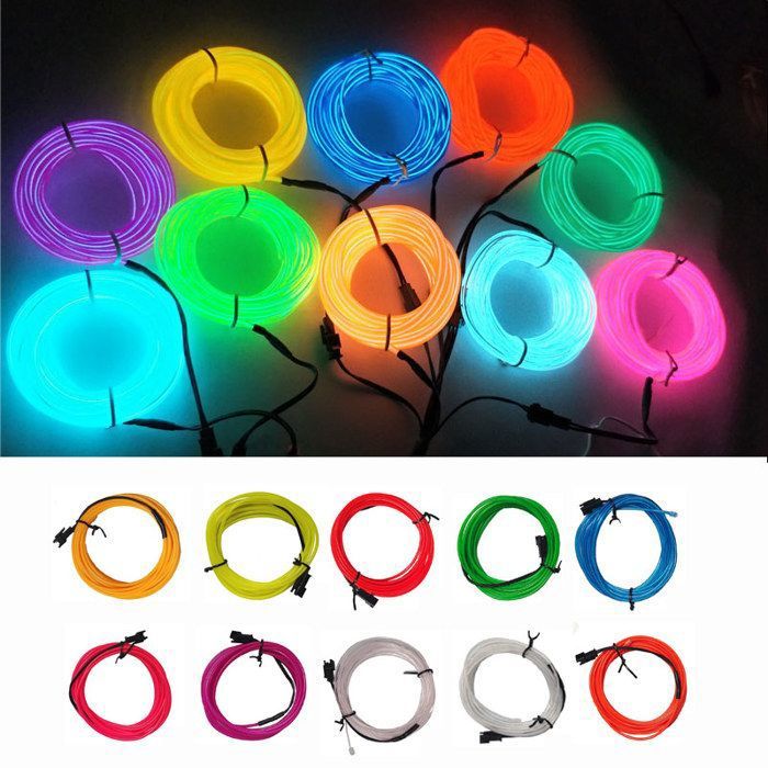Éclairage led décoratives pour l’intérieur de voiture (Couleur aléatoire)