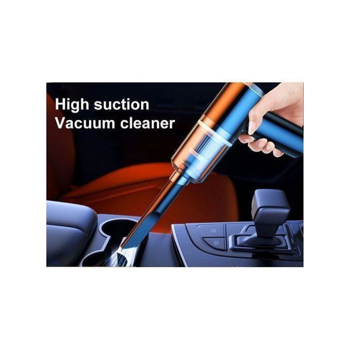 Vacuum cleaner aspirateur de voiture 2 en 1 mini portable sans fil portable avec lumière led
