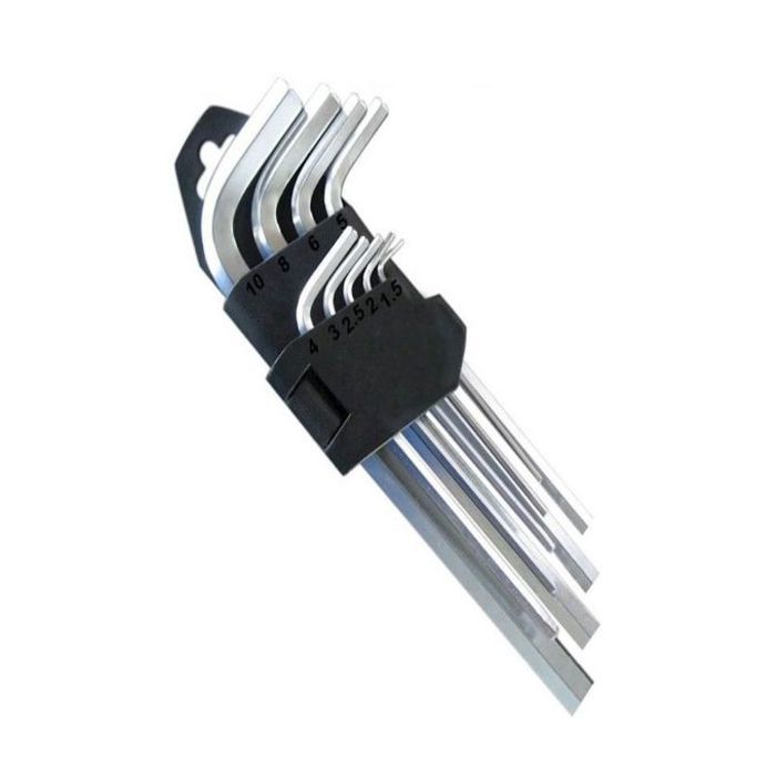 9piece hex key pans clé wrench set 10 millimeter