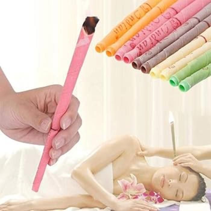 Le pack bougies auriculaires anti-cérumen (2 pièces) (Couleur aléatoire)