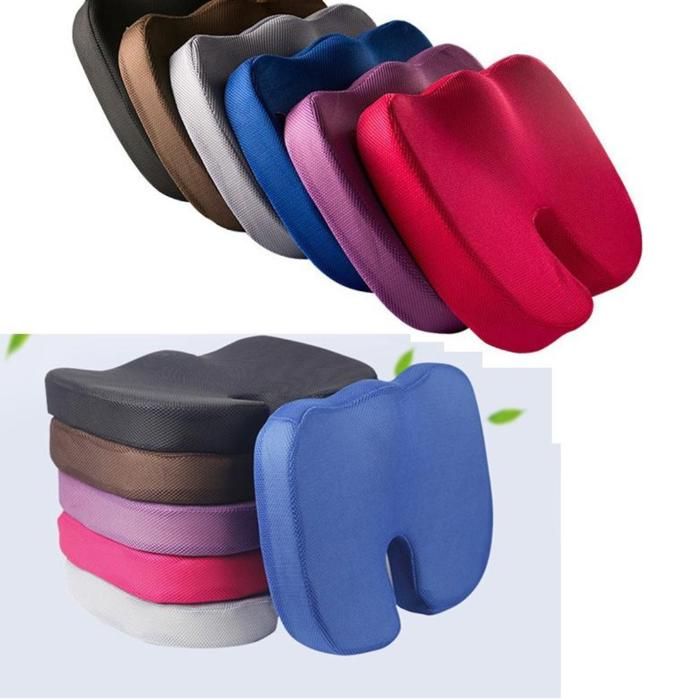 Coussin de siège - GENERIC - Réglable - Mousse à mémoire de forme - Oreiller lombaire - Non allergène
