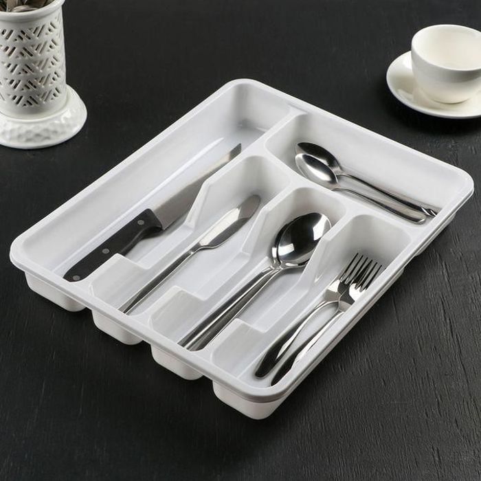 Organisateur de coutellerie en plastique