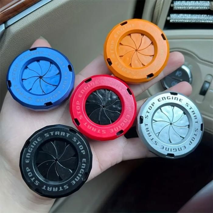 Protection bouton démarrage moto auto(Couleur aléatoire)
