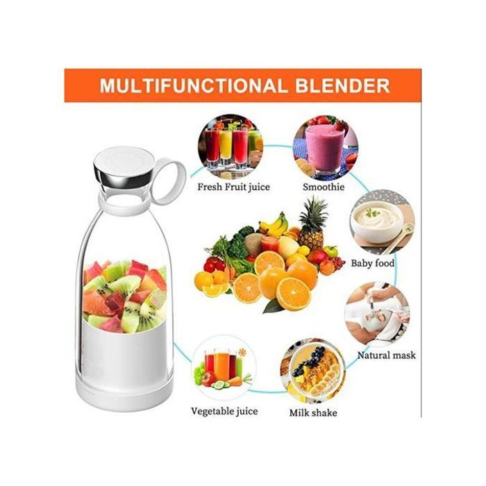 Presse-agrumes electrique portable usb 420ml tasse voyage