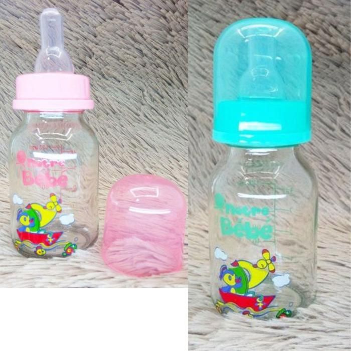 Nouveau biberon en verre anti-colique 120ml, vert