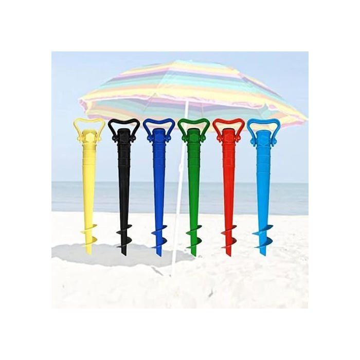 Support de parasol léger pour plage et prairie