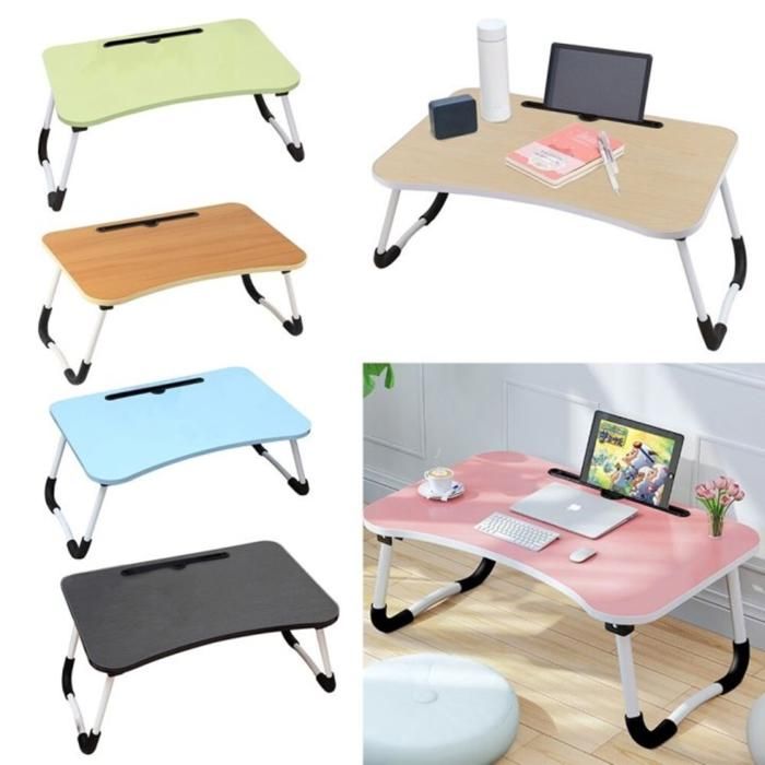 Table multifonction pour ordinateur portable avec porte-gobelet