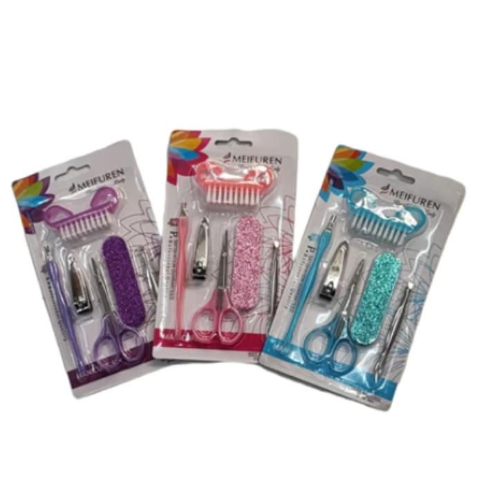 Ensemble de 6 coupe-ongles professionnel en acier inoxydable