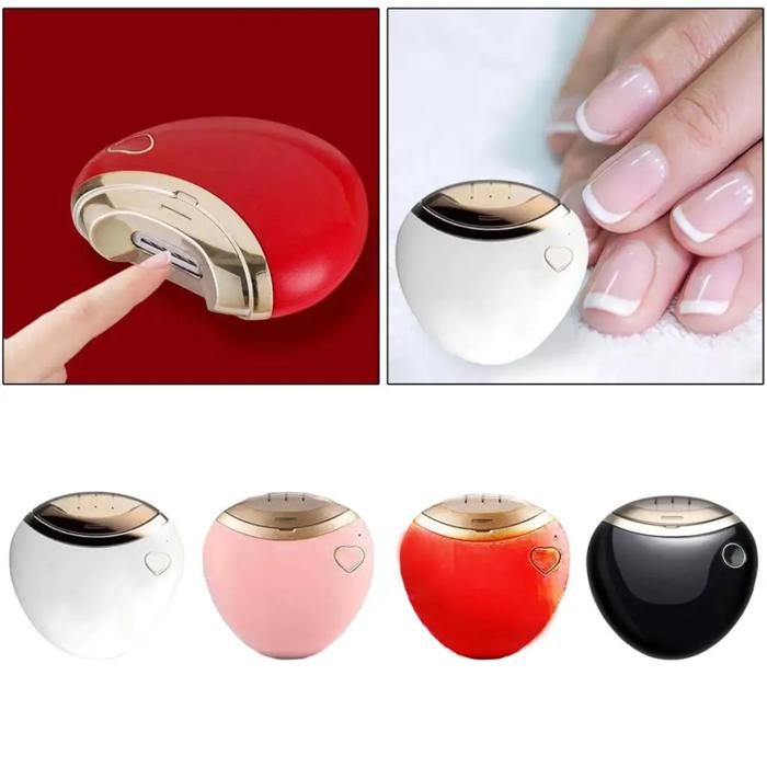 Coupe-ongles électrique noir pour enfants et adultes