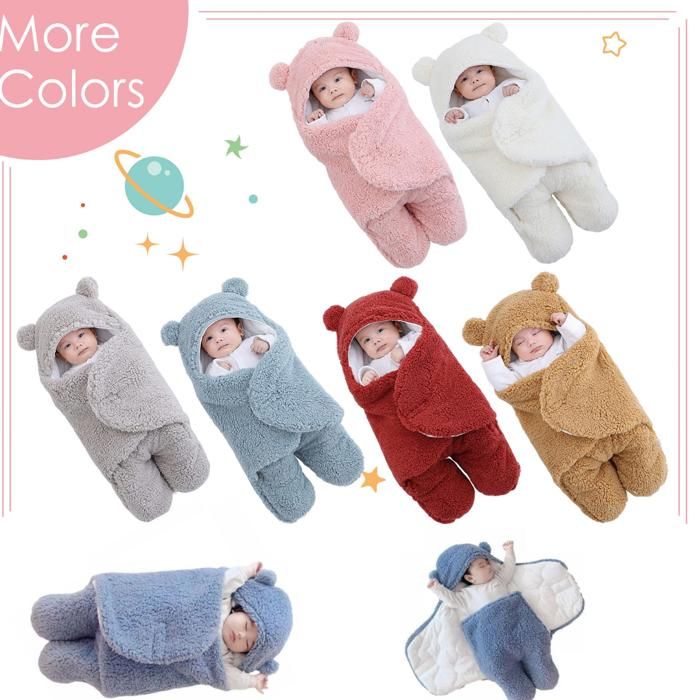 Couverture chaude pour bébé en polaire
