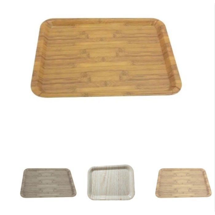Plateau rectangulaire pour thé et dessert 26,5 x 19,5 cm