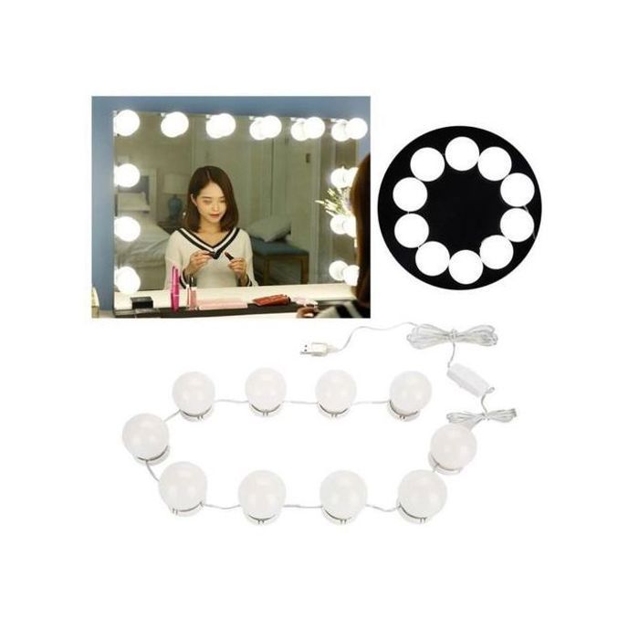 Kit d'ampoules led miroir 10 ampoules