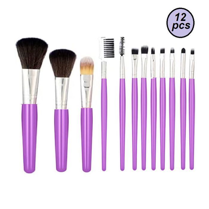 12 pcs pinceaux maquillage, pinceaux à maquillage professionnel