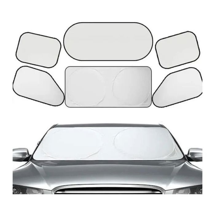 Pare-soleil voiture protection uv 6 pièces