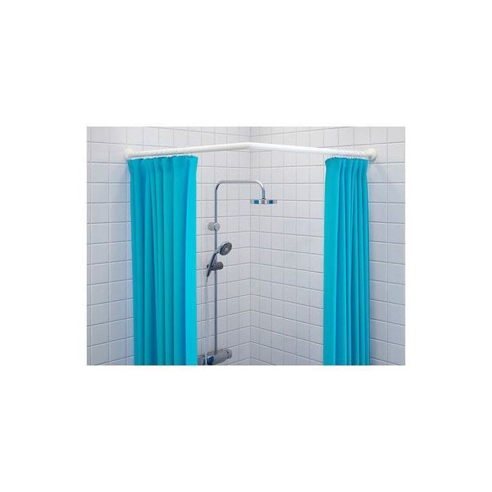 Tringles à Rideaux Extensibles Rotatives en Aluminium - Lot de 2 Pièces
